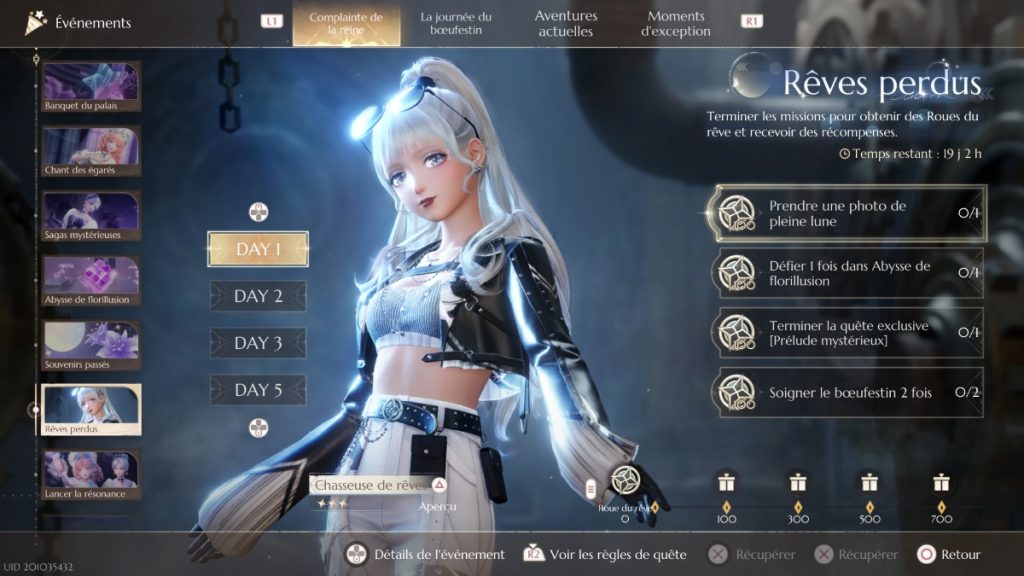 Événement : Rêves Perdus [Solution] – Infinity Nikki