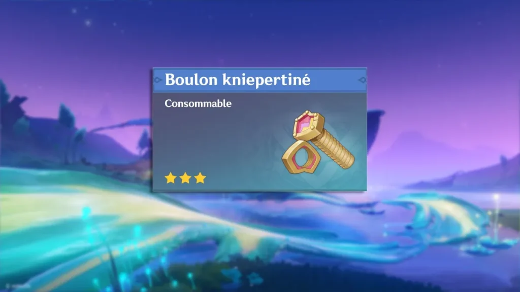 Où dépenser les Boulons Kniepertiné et comment en obtenir – Genshin Impact